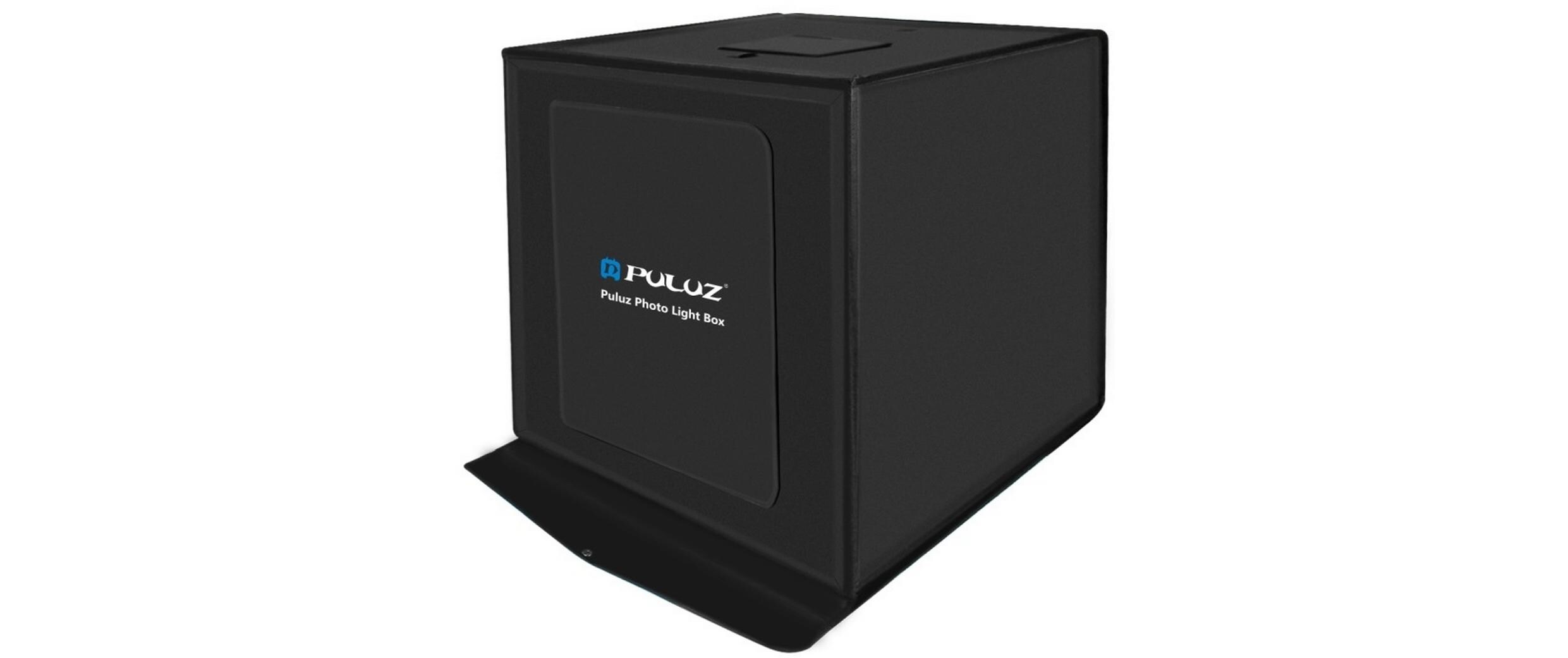 Aufnahmebox 60 cmTragbare Lichtbox mit abnehmbarem Hintergrund