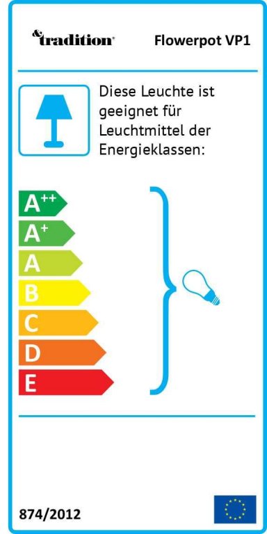 &tradition FlowerPot VP1 hanglamp Ø23 mat zwart