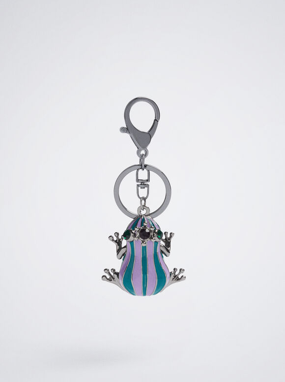 Chaveiro com pingente - Multicolorido