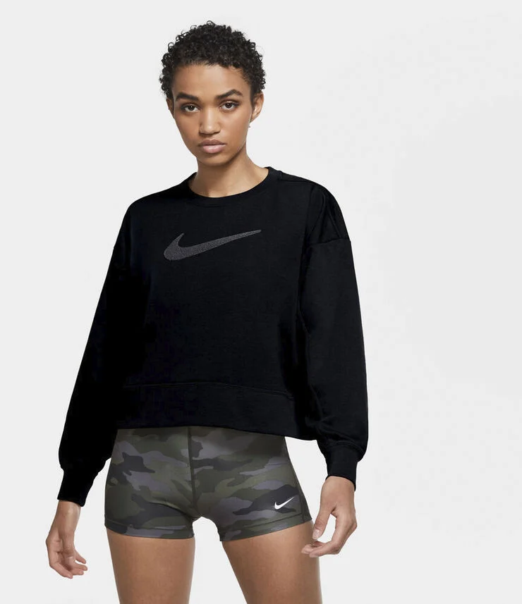 Nike Dri Fit Get Fit Sweatshirt Sort