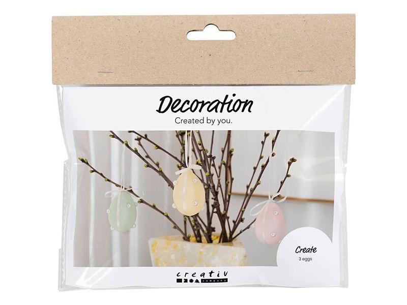 Creativ Company Bastelset Ostern 1 Stück, Mehrfarbig Mini Kreativ-Set