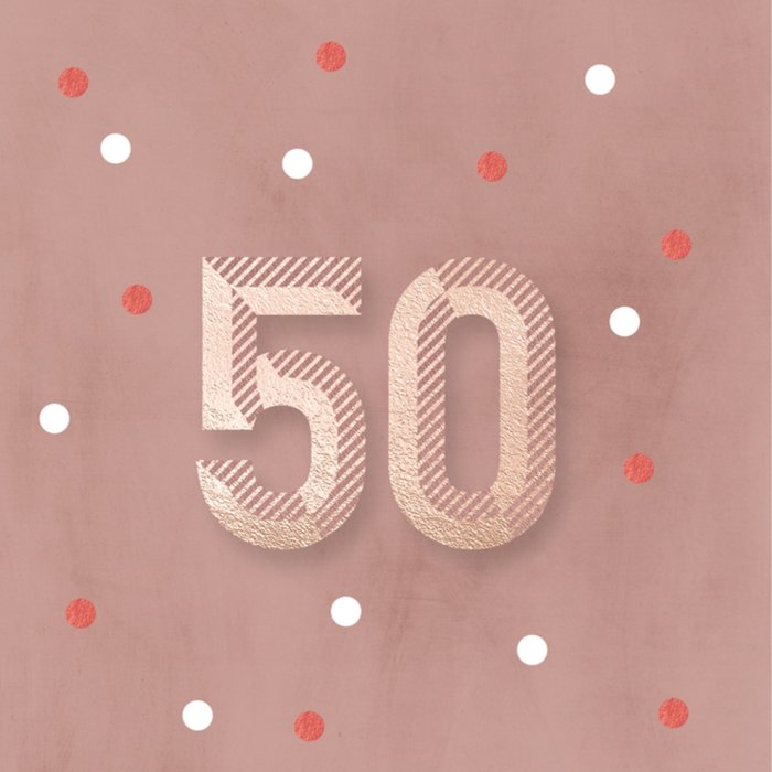 Luckz | Verjaardagskaart | 50 jaar | sarah