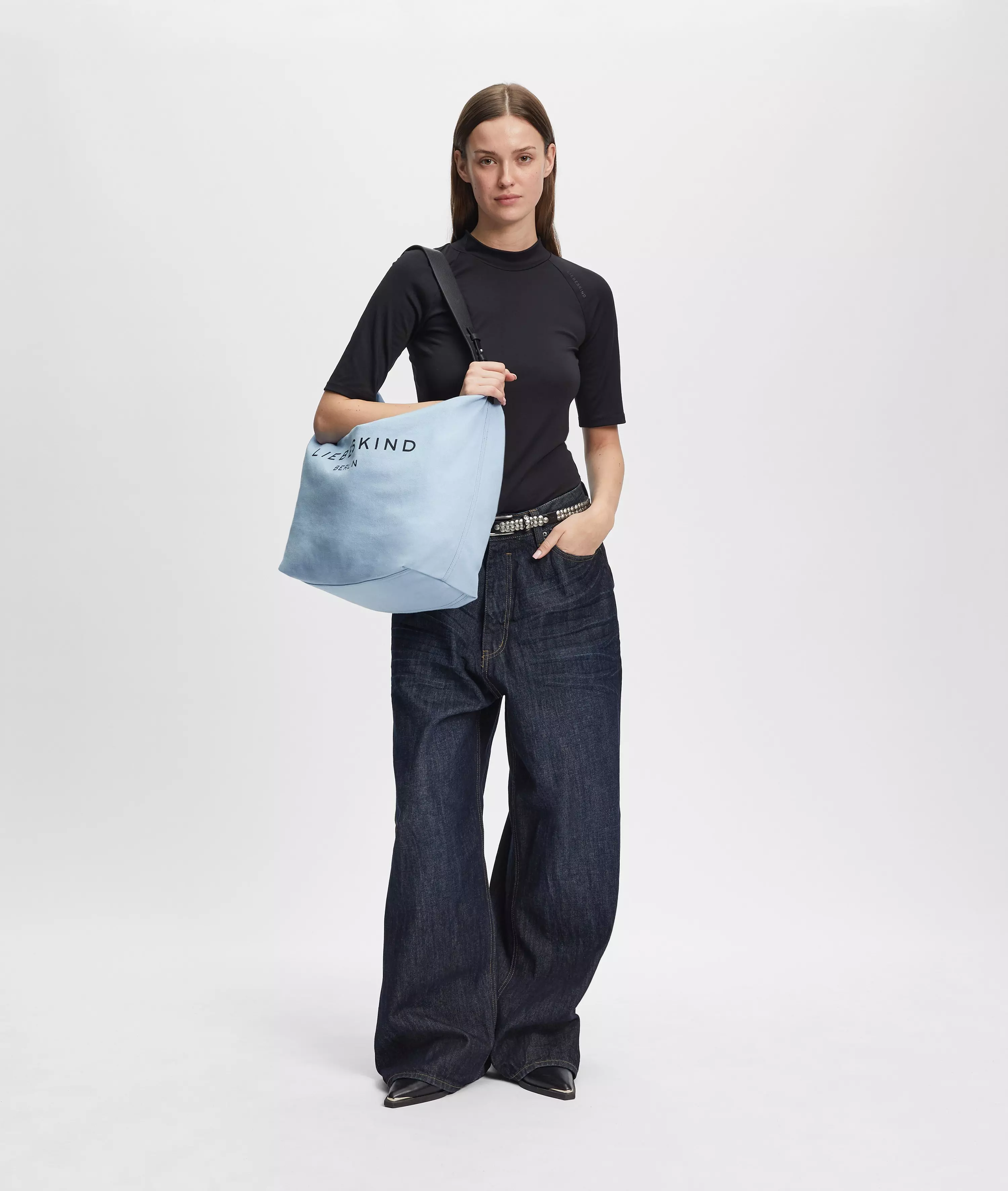 Clea Hobo L Large canvas hobo bag