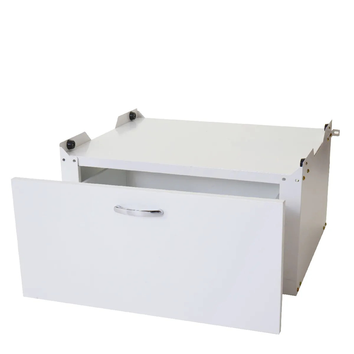 decoshop26 Meuble bas pour machine à laver - Blanc