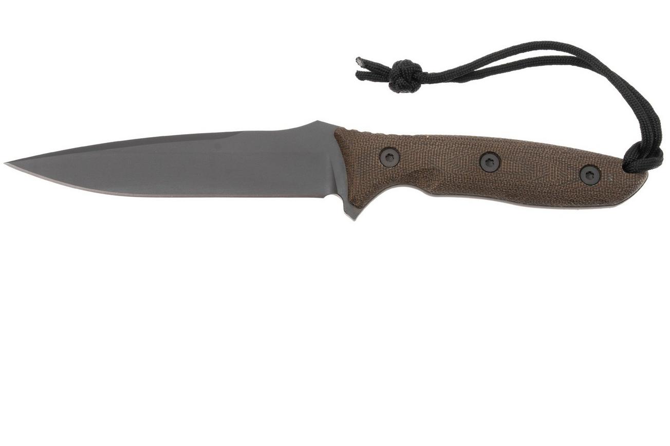 Spartan Blades Moros SB53BKGRKYBK Black, Green Micarta, survivalmes, kydex schede