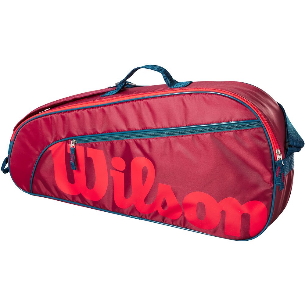 Wilson Junior 3 Pack Tennistasche rot