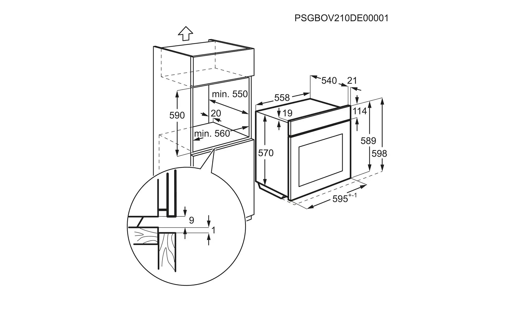 ZANKER Backofen-Set KOB25724XK + KEV6446XXK