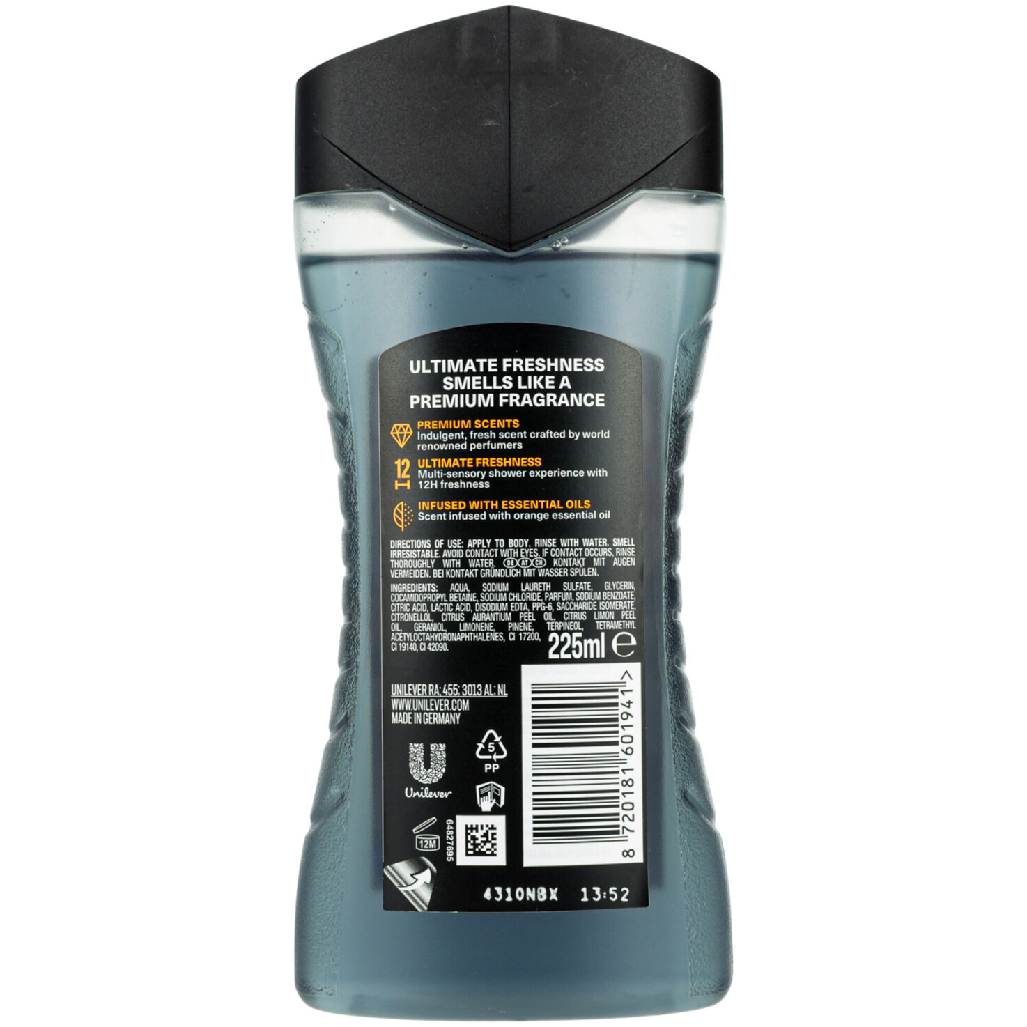 Axe Dusch Black Vanilla