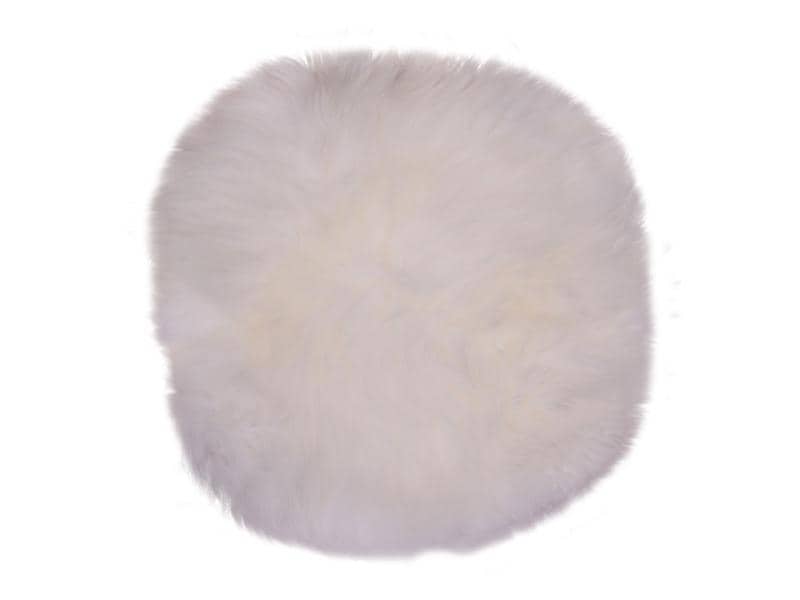 House Nordic Lammfell Ø 35 cm, Weiss Dekoratives Lammfell