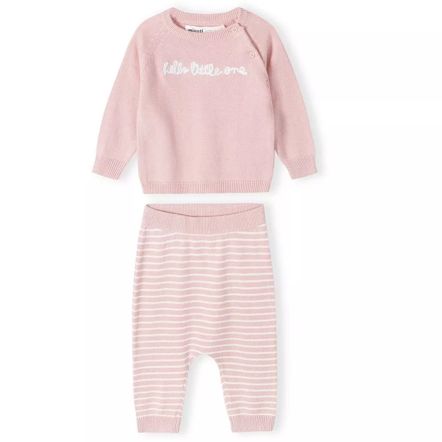 MINOTI Longsleeves & Leggings Hellrosa