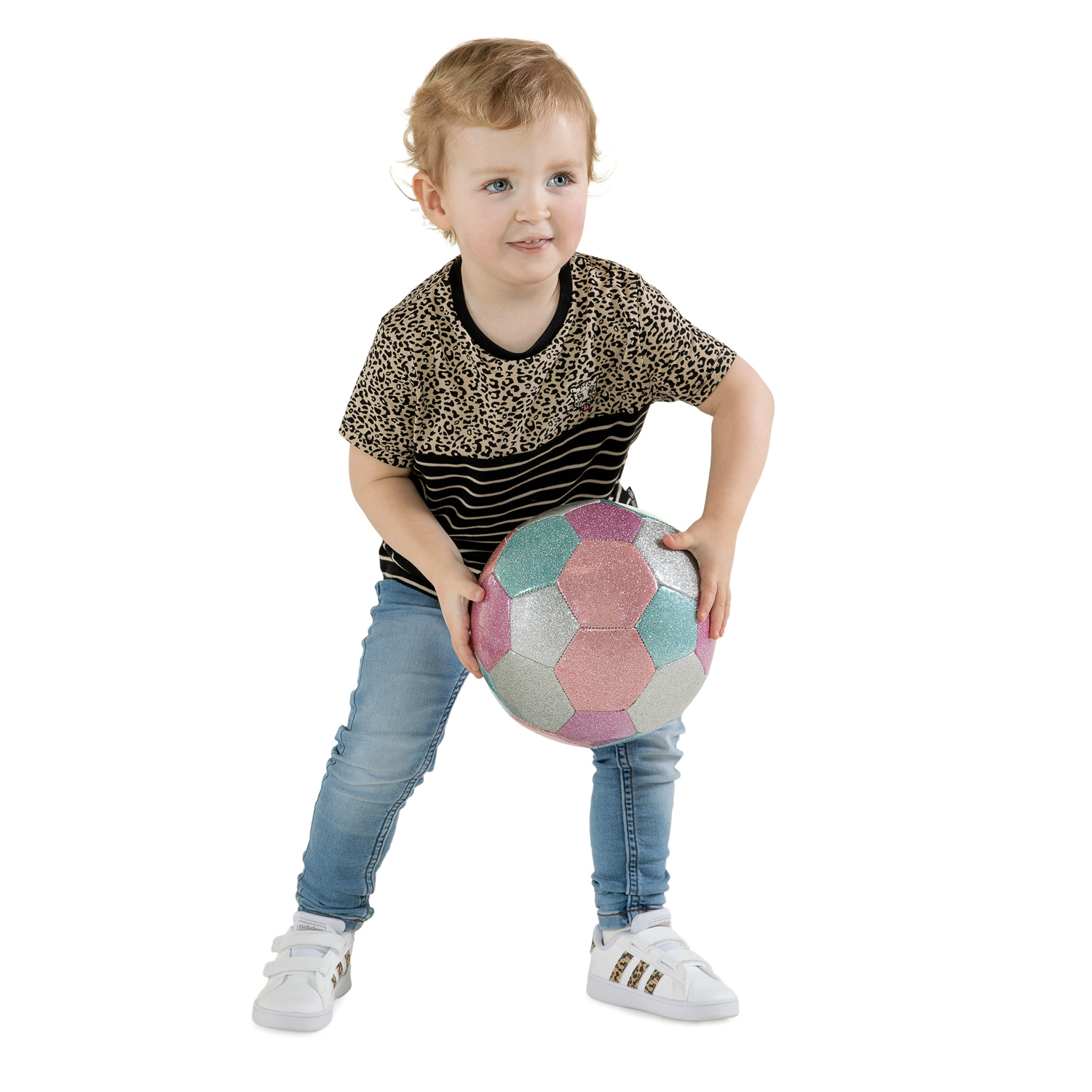 Metallic Voetbal Roze