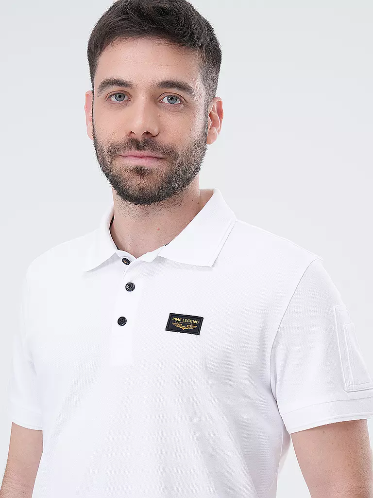 PME LEGEND Poloshirt weiss