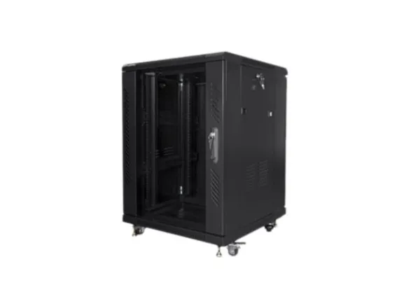 Lanberg - Rack kabinet - sort, RAL 9004 - 15U - 19