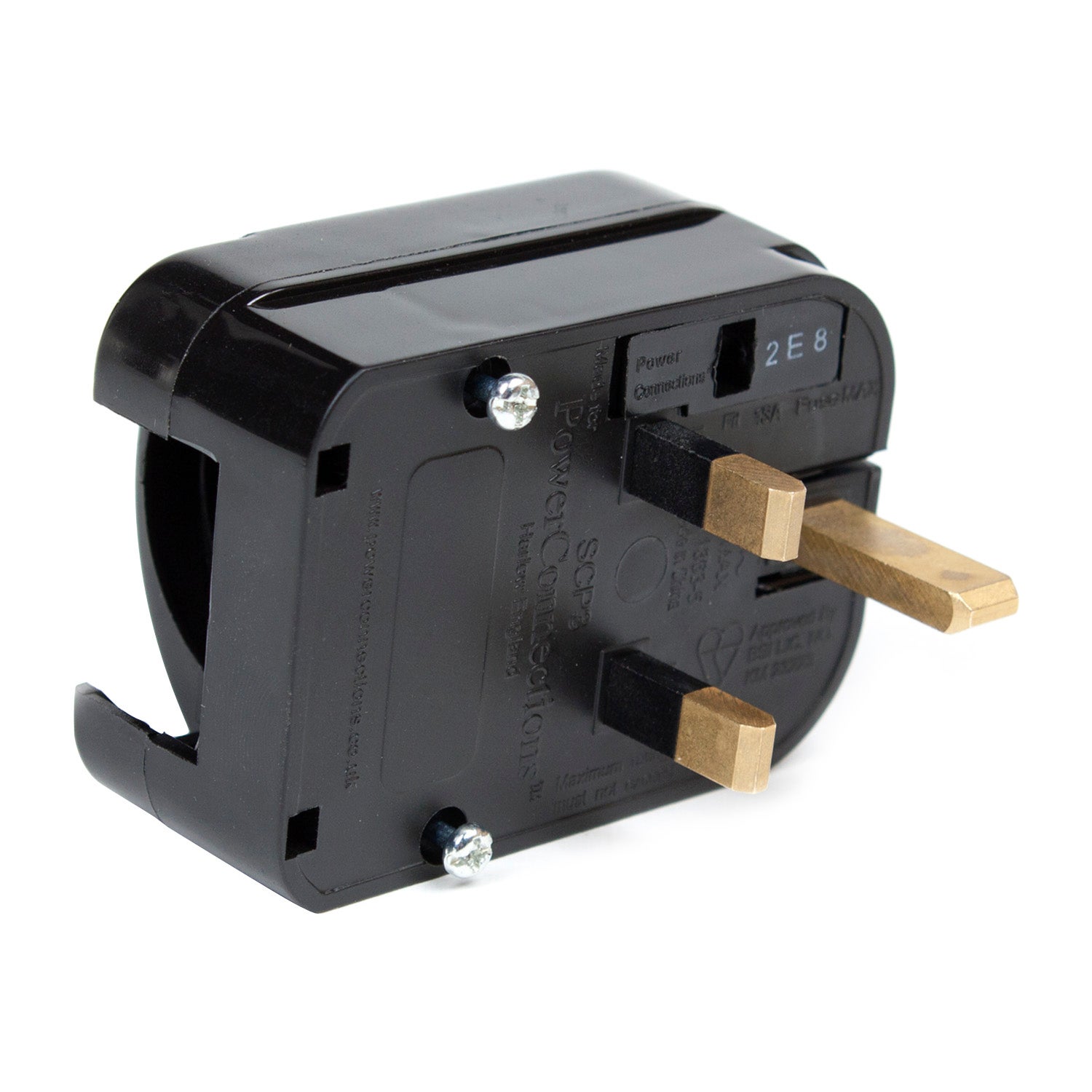 Powerconnections SCP3 Schuko naar UK verloopadapter