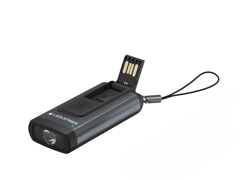 LED LENSER Taschenlampe K6R, 400 lm Schlüsselbundleuchte