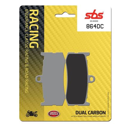 Plaquettes de freins SBS 864DC Racing carbon avant