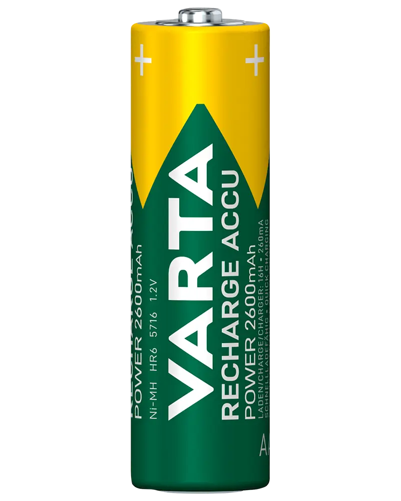 VARTA Genopladelig batteri - AA 2600mAh 4-pak