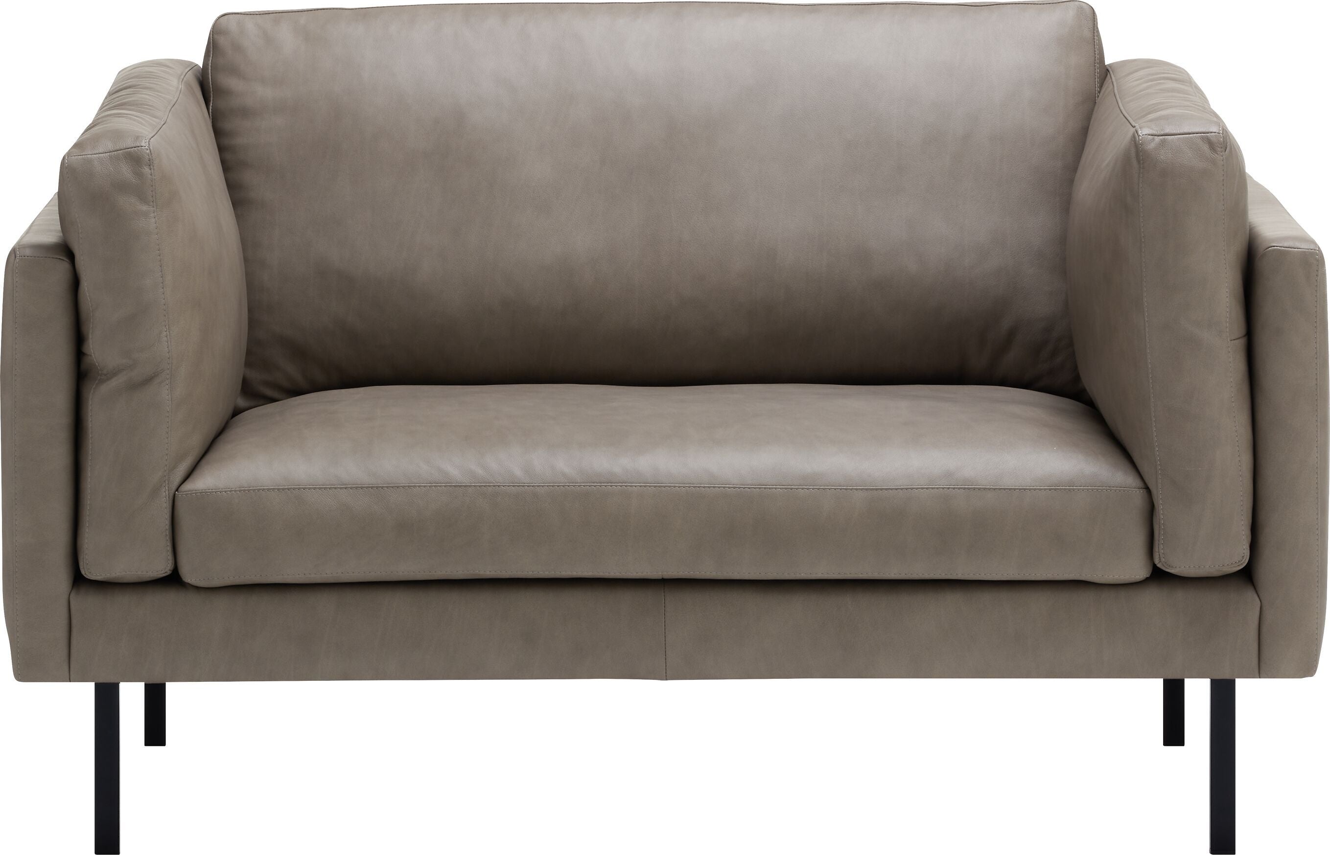BOVINA Sessel - Taupe / B: 132.0 cm x T: 94.0 cm x H: 79.0 cm