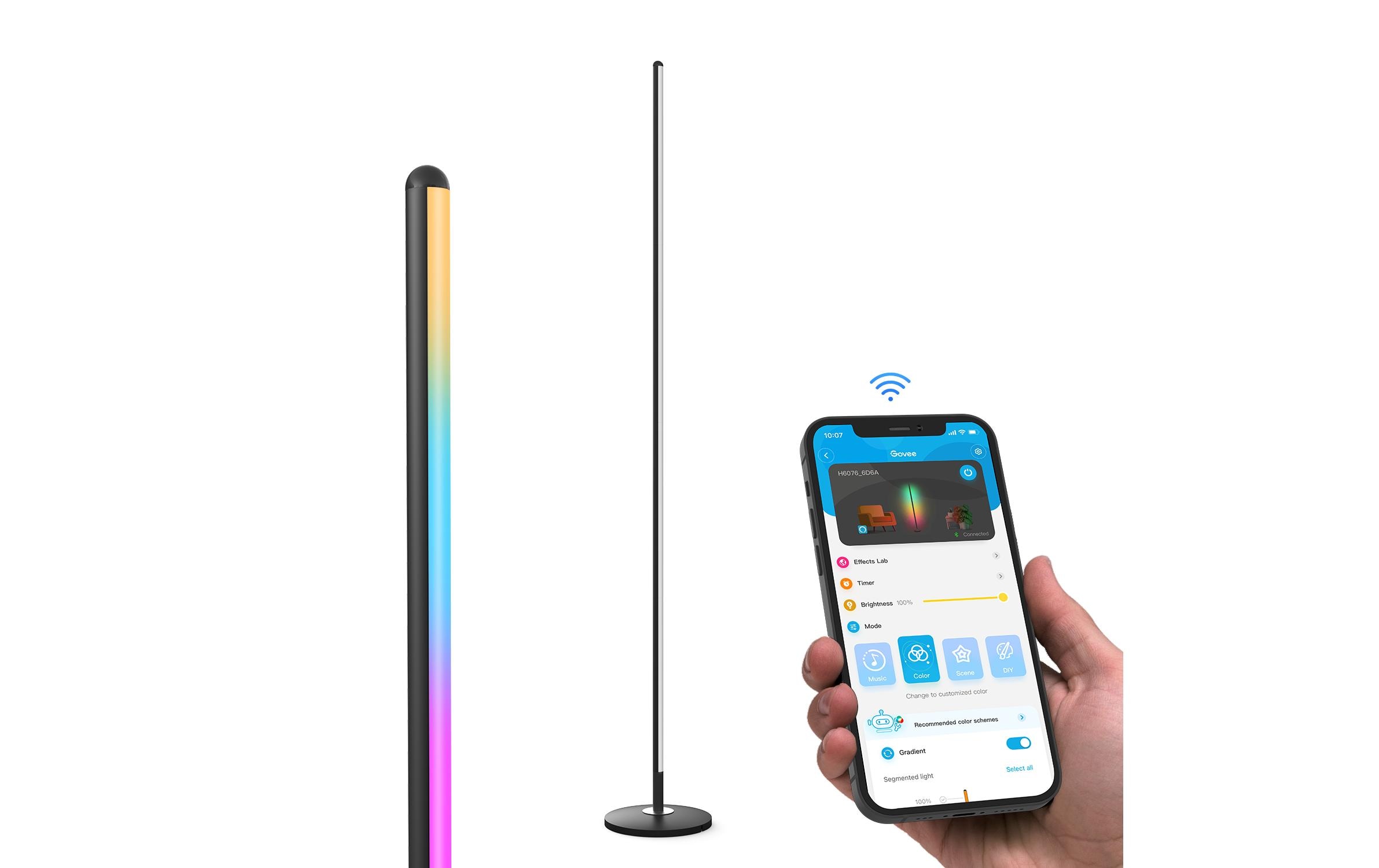 Stehleuchte Smart Corner, RGBICW<br>Eckstehlampe