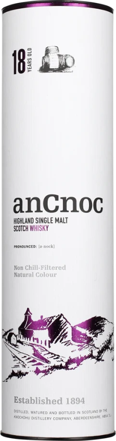 AN CNOC 18 YEARS SINGLE MALT 70CL