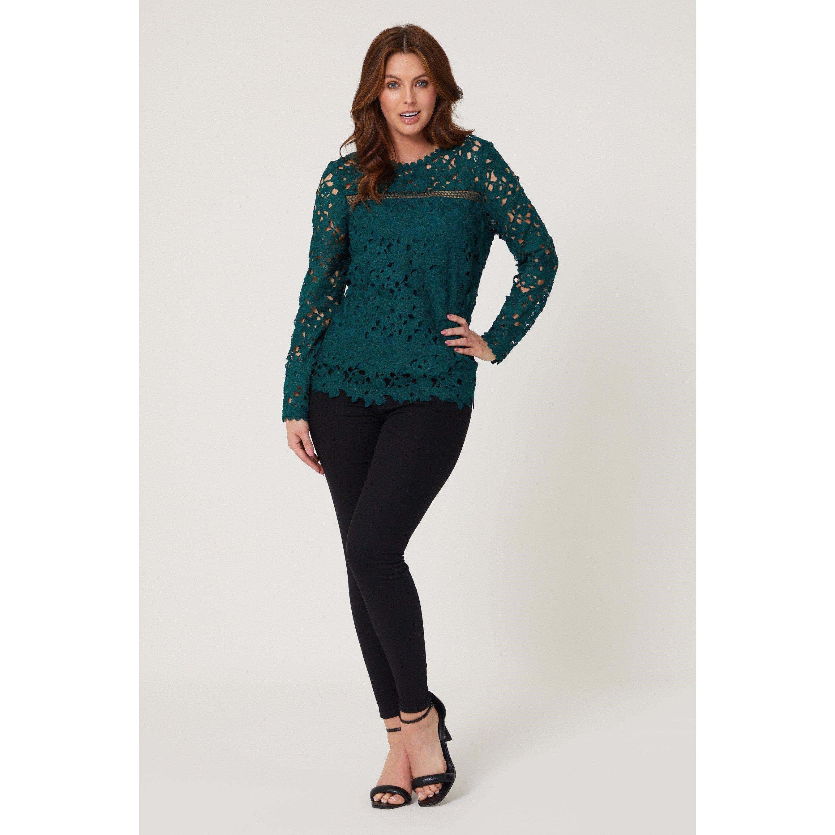 Be You Ladies Long Sleeve Lace Top