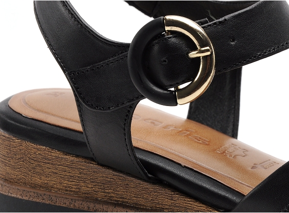 Tamaris nu pieds talons femme 28202 42 cuir noir