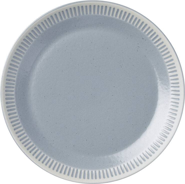Knabstrup Keramik Knabstrup Colorit, tallerken, grå, Ø19 cm Grey