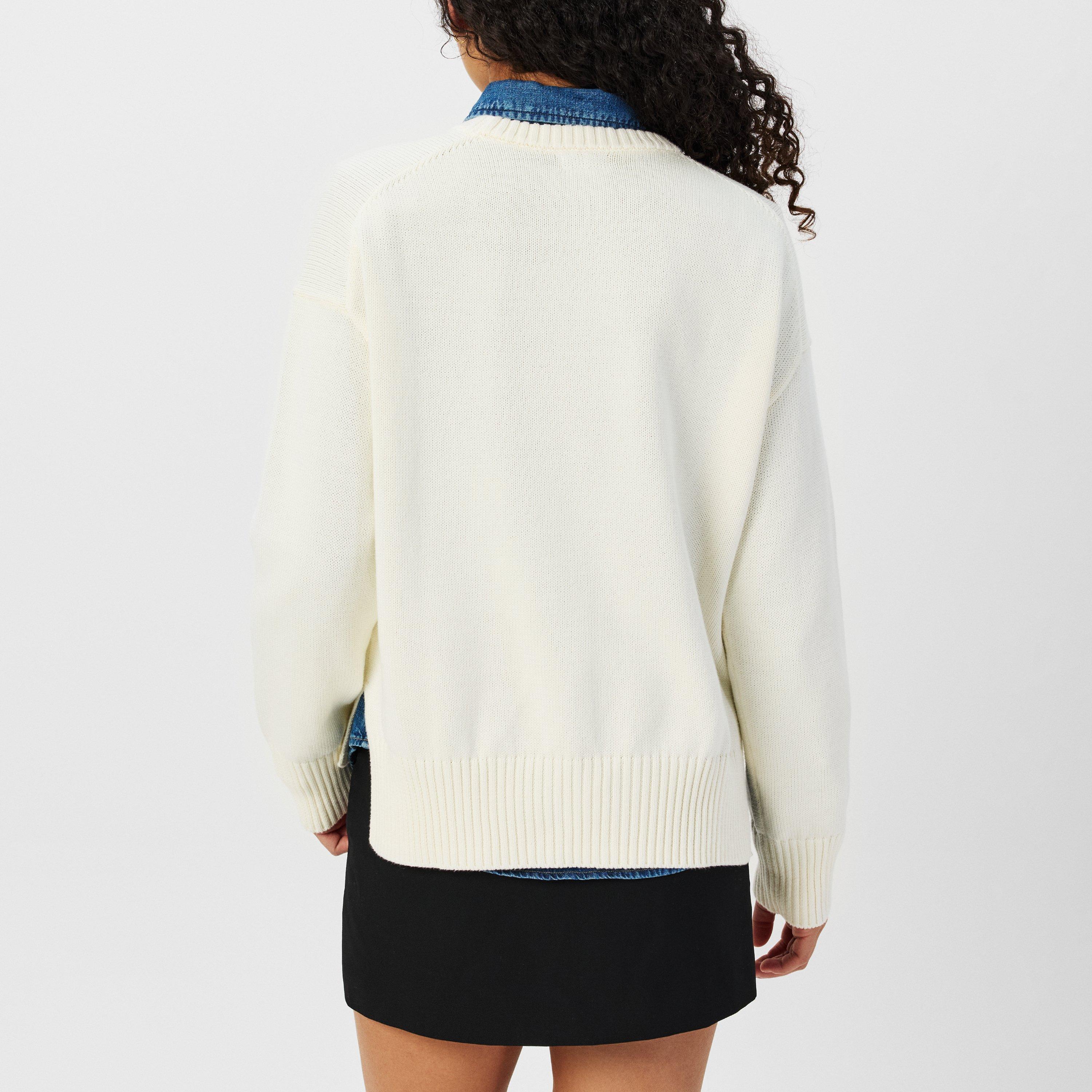 Guess Triangle Knit Sweater