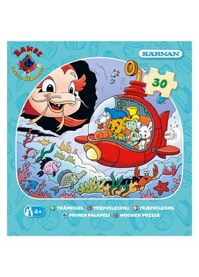 Kärnan Trepuslespill Bamse og Havets Hemmelighet 30 Brikker