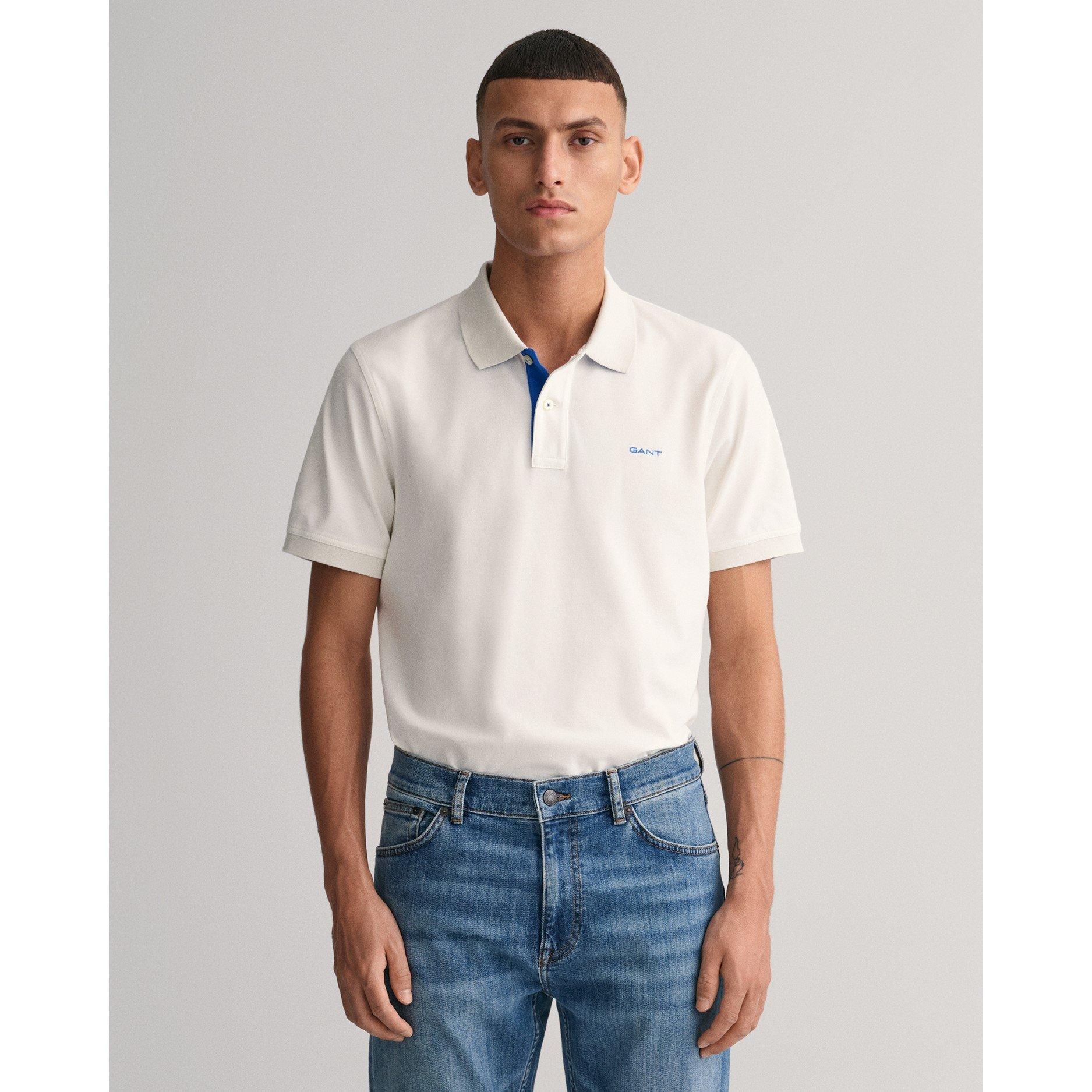Gant Contrast Pique Polo Shirt