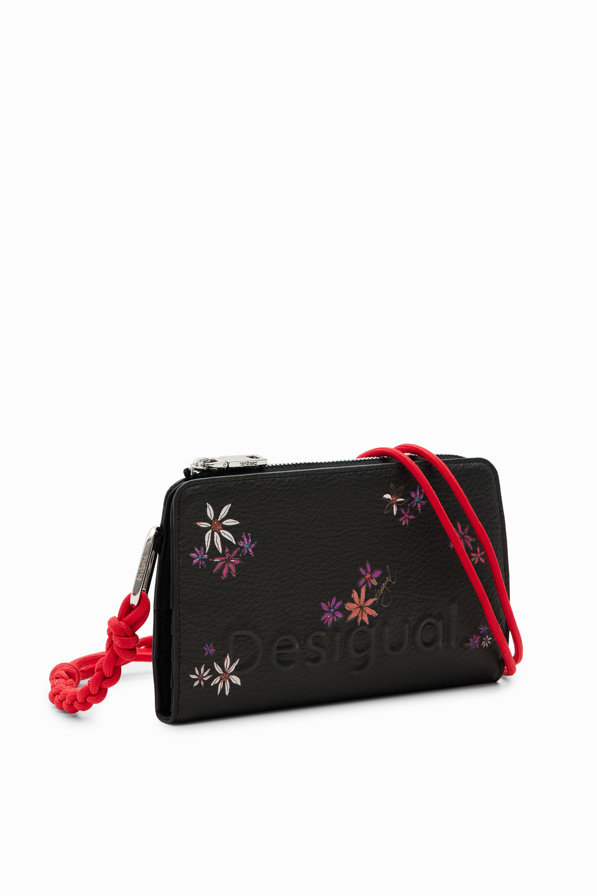 Grand portefeuille fleurs