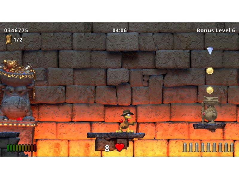 GAME Moorhuhn Jump 'n' Run Schatzjäger Jump'n Run-Spiel für die PlayStation 4