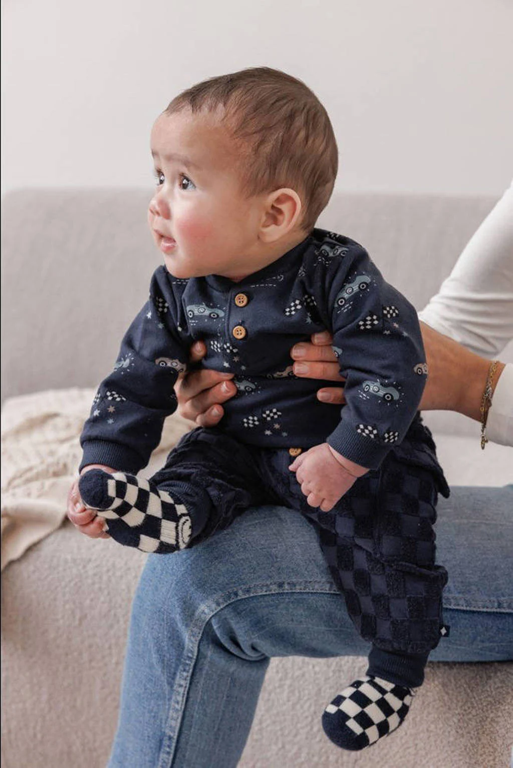 Feetje regular casual broek blauw