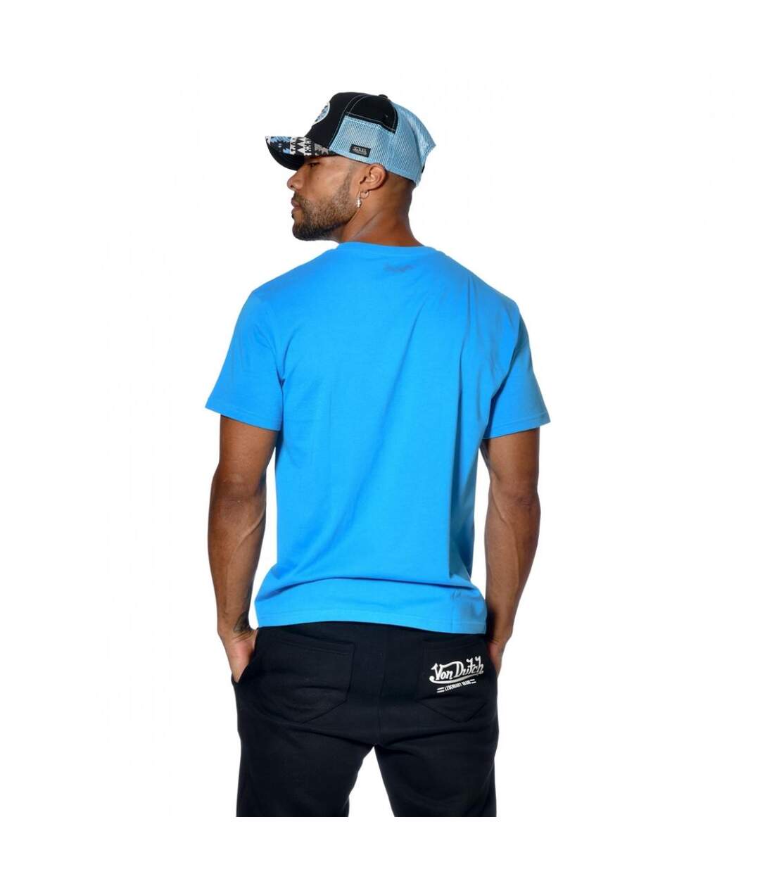 T-shirt Von Dutch homme col rond print devant Bruce
