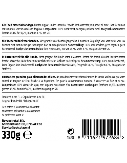 Timo Trainers Konijn - Hondensnacks