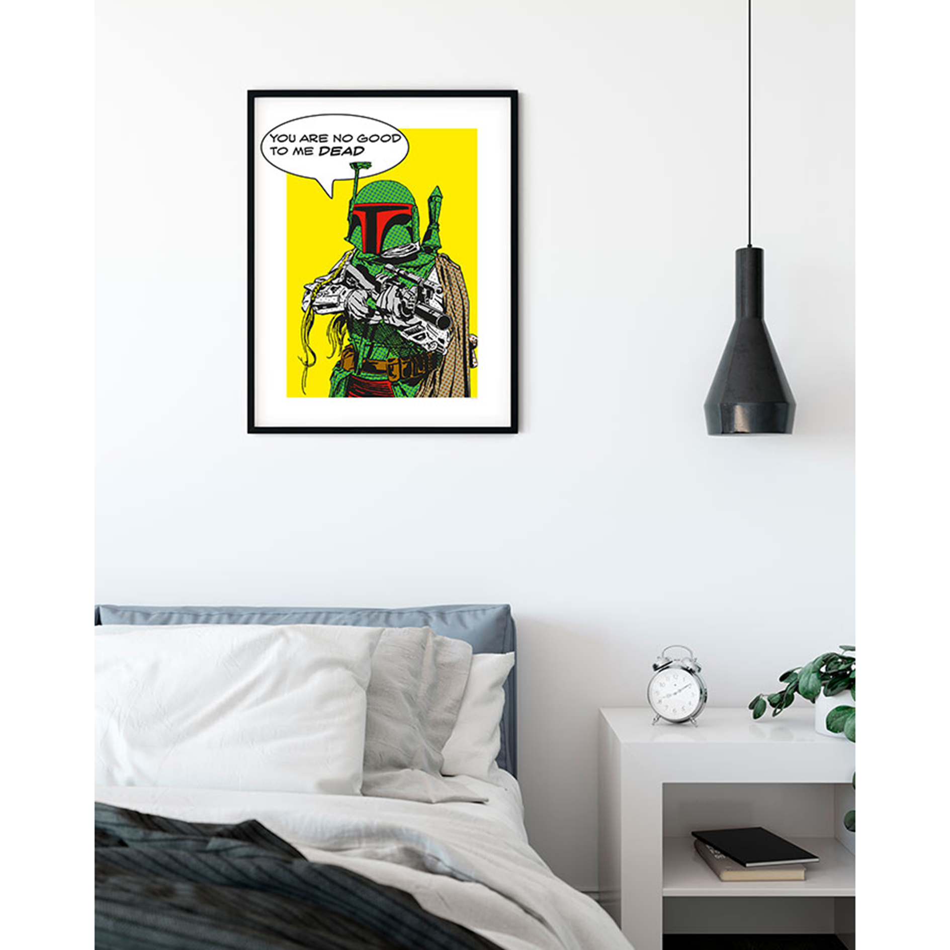 Wandbild STAR WARS CLASSIC COMIC QUOTE - 50x70 cm