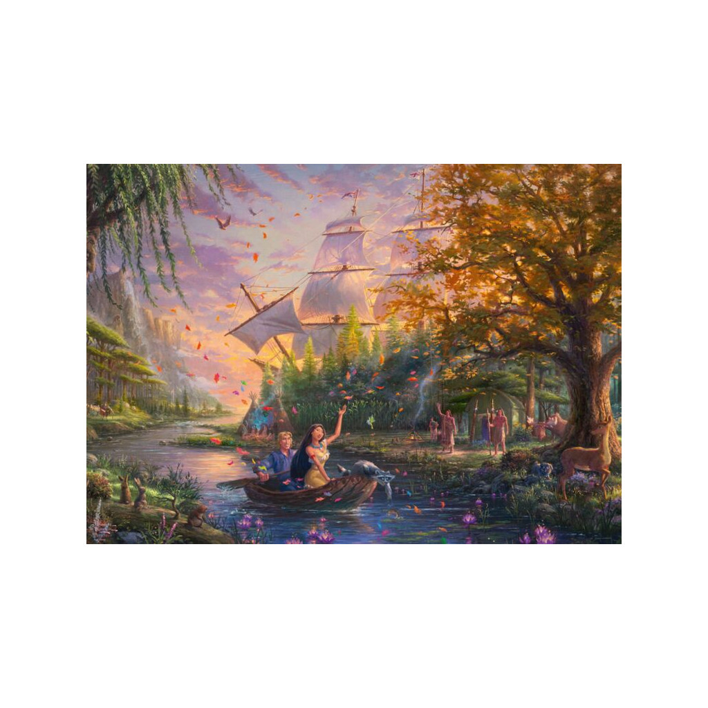 Puzzle -   Pocahontas - 1000 Pièces