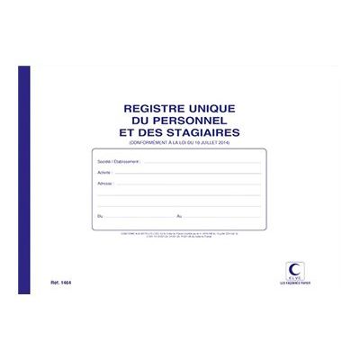 ELVE - Registre unique du personnel - A4