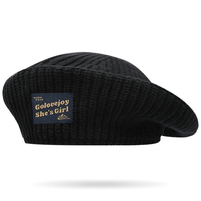 GOLOVEJOY Bomuld strikket Vinter Warm Beanie Elastisk Strikket Basker hue