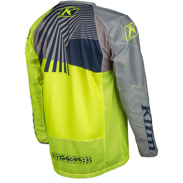 Klim - Maillot Dakar Jaune fluo / Gris