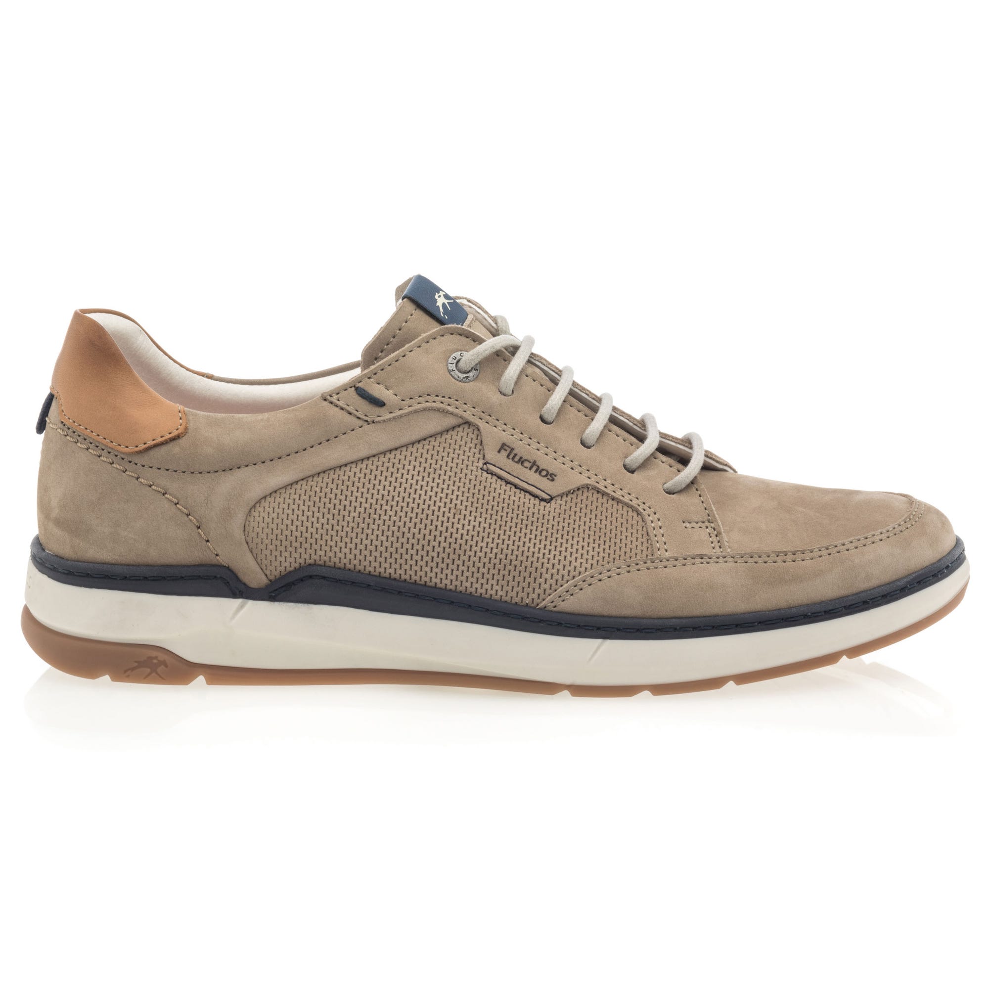 Derbies pieds sensibles Homme en cuir beige