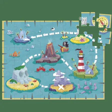 Jumbo Spiele GOULA XXL Puzzle Pirates, 48 Teile