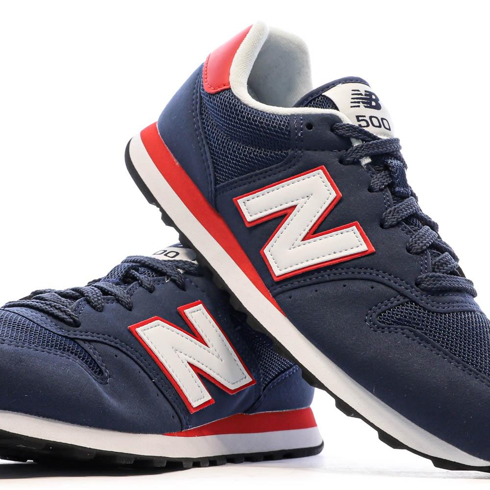 New Balance Baskets Marine/Rouge/Blanc Homme New Balance 500