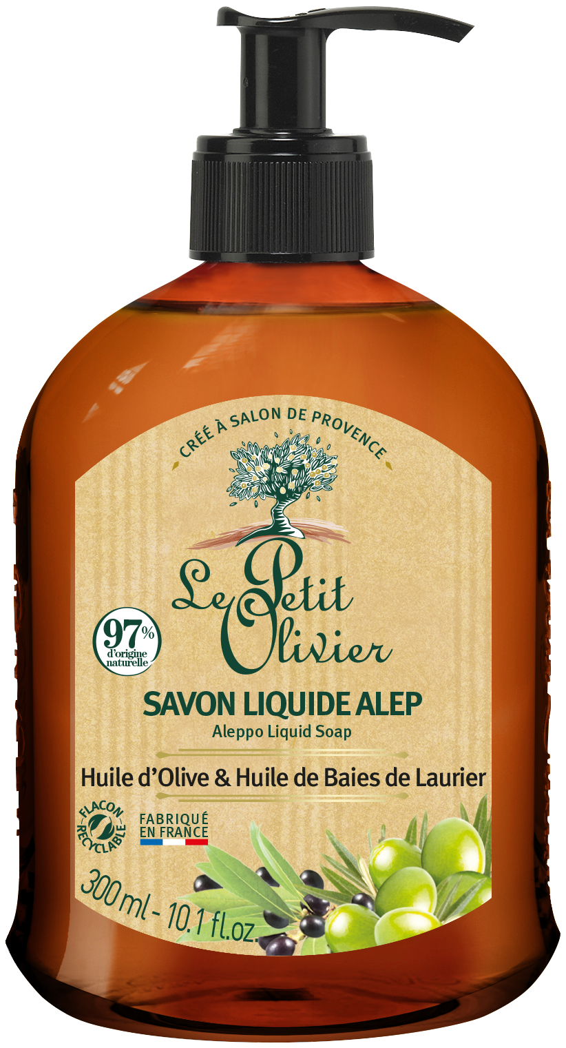LE PETIT OLIVIER savon liquide d'Alep 300 ml