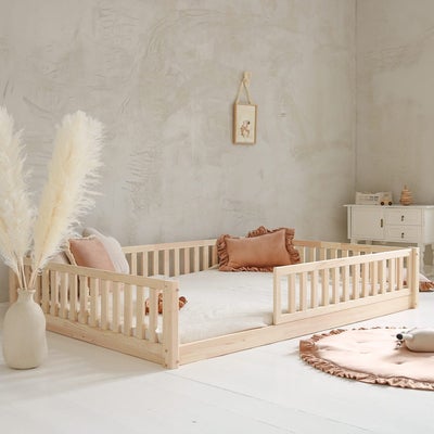 Minitude MILES Juniorseng/Montessoriseng 140x200, Nature