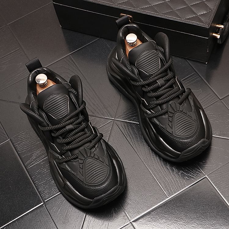 Mr Ozera - Platform Two Tone Veterschoenen