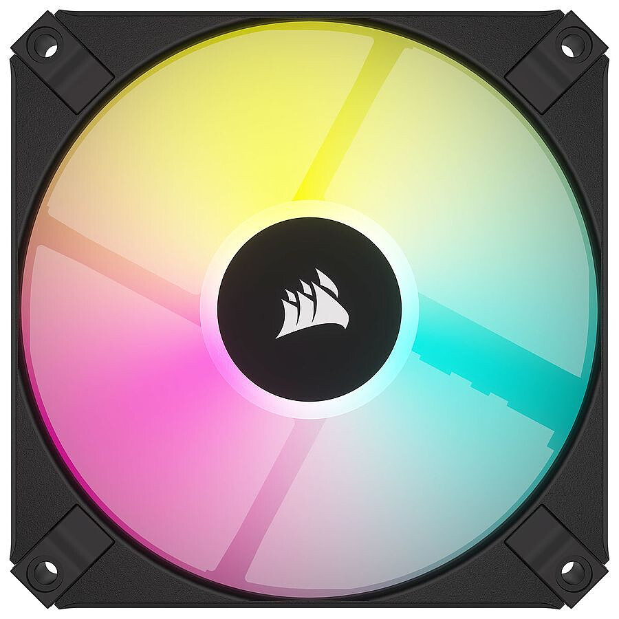 Corsair AF120 RGB Slim Dual Pack - Noir