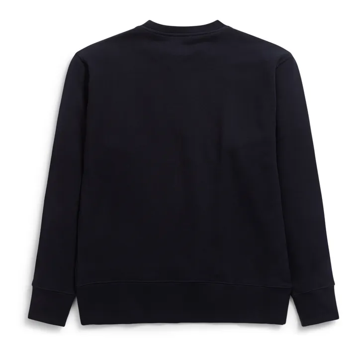 Norse Projects Sweat Logo Arne Relaxed | Bleu marine