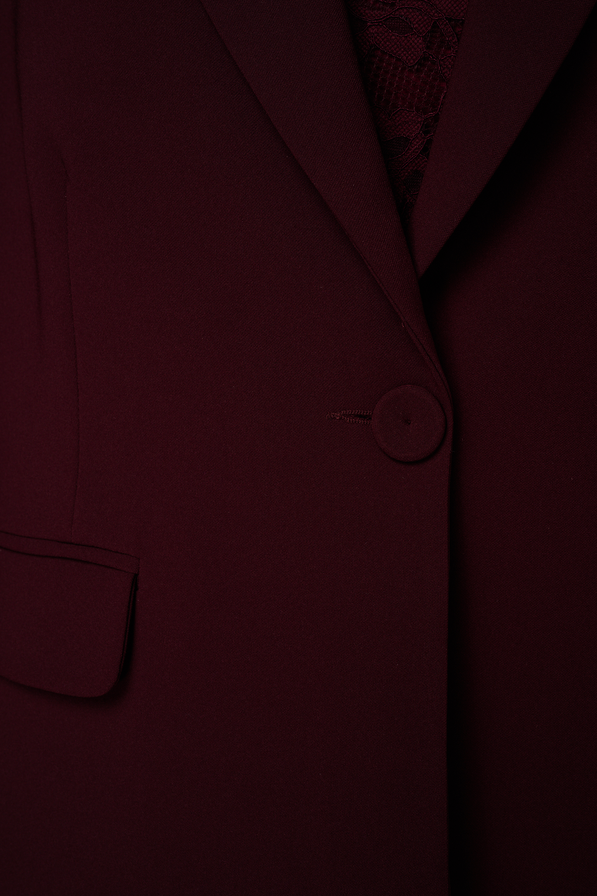 Klassieke blazer Bordeaux