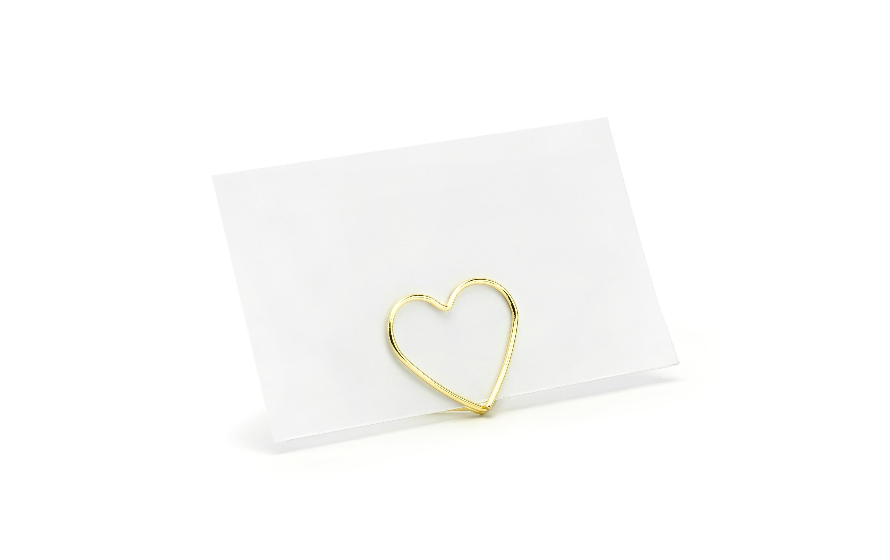 Tischkarte Blumenkranz 2.5 cm, 10 Stück, GoldTischkartenhalter für den gedeckten Tisch an der Hochzeit und Festen wie Geburtstagspartys oder Silvester